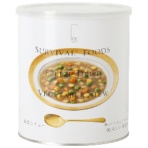 セイエンタプライズ　サバイバルフーズ　大缶（１号缶）　野菜シチュー（約１０食相当）　２５年保存　１セット（６缶）