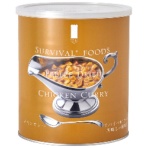 セイエンタプライズ　サバイバルフーズ　大缶（１号缶）　チキンカレー（約１０食相当）　２５年保存　１セット（６缶）