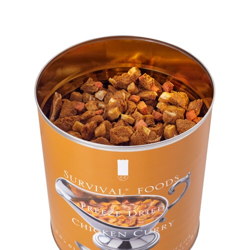 セイエンタプライズ　サバイバルフーズ　大缶（１号缶）　チキンカレー（約１０食相当）　２５年保存　１セット（６缶）3