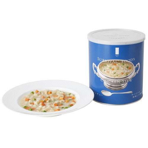セイエンタプライズ　サバイバルフーズ　小缶（２号缶）　チキンシチュー（約２．５食相当）　２５年保存　１セット（６缶）4