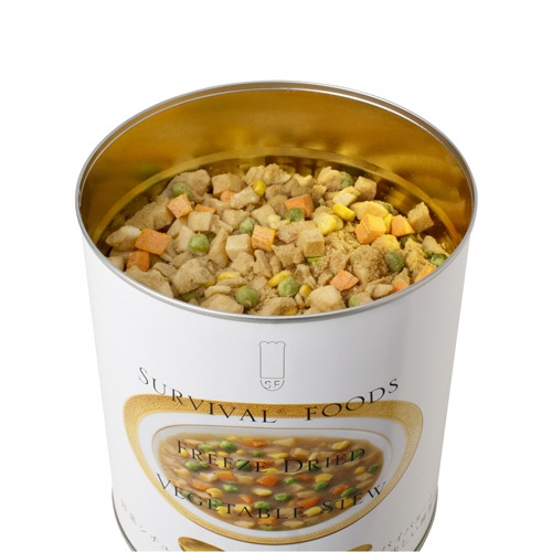 セイエンタプライズ　サバイバルフーズ　小缶（２号缶）　野菜シチュー（約２．５食相当）　２５年保存　１セット（６缶）3