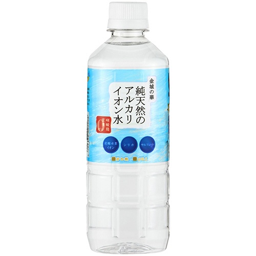 ケイ・エフ・ジー　純天然のアルカリイオン水　金城の華　５００ｍｌ　ペットボトル　１ケース（２４本）1