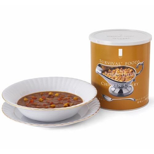 セイエンタプライズ　サバイバルフーズ　小缶（２号缶）　チキンカレー（約２．５食相当）　２５年保存　１セット（６缶）4