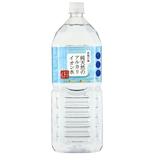ケイ・エフ・ジー　純天然のアルカリイオン水　金城の華　２Ｌ　ペットボトル　１ケース（８本）1