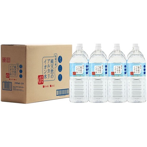 ケイ・エフ・ジー　純天然のアルカリイオン水　金城の華　２Ｌ　ペットボトル　１ケース（８本）2