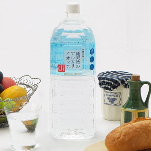 ケイ・エフ・ジー　純天然のアルカリイオン水　金城の華　２Ｌ　ペットボトル　１ケース（８本）3