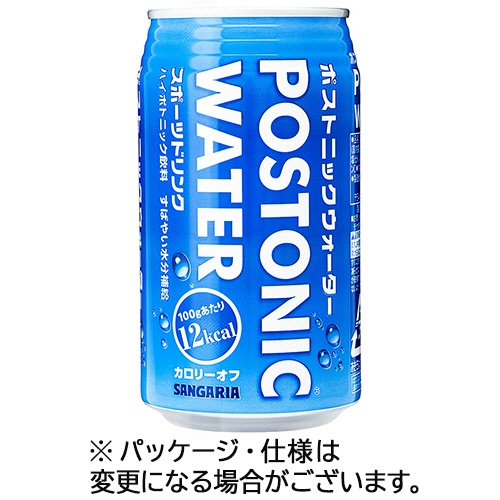 サンガリア　ポストニックウォーター　３４０ｇ　缶　１セット（４８本：２４本×２ケース）1