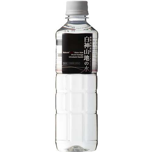 たのめーる】白神山美水舘 白神山地の水(黒ラベル) 500ml ペット