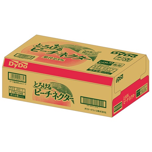 ダイドードリンコ　とろけるピーチネクター　２７０ｇ　ボトル缶　１ケース（２４本）2