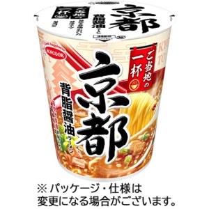 エースコック　ご当地の一杯　京都　背脂醤油ラーメン　６２ｇ　１ケース（１２食）1