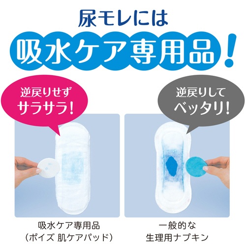 日本製紙クレシア　ポイズ　肌ケアパッド　安心の中量用　１セット（４６８枚：７８枚×６パック）6