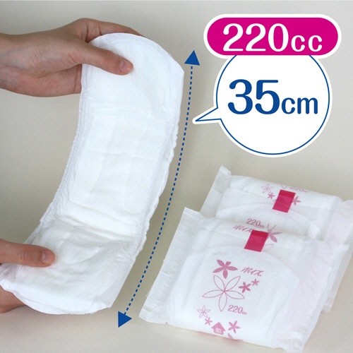 日本製紙クレシア　ポイズ　肌ケアパッド　特に多い長時間・夜も安心用　１セット（２４０枚：４０枚×６パック）3