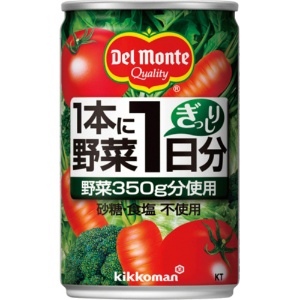 キッコーマン　デルモンテ　１本に野菜１日分　１６０ｇ　缶　１ケース（２０本）1
