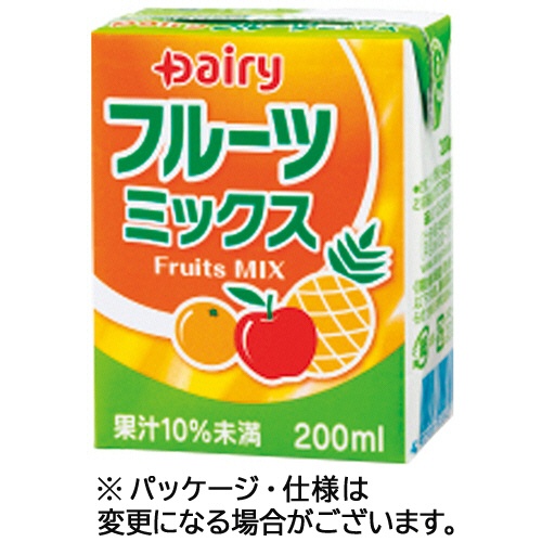 南日本酪農協同　デーリィ　フルーツミックス　２００ｍＬ　紙パック　１ケース（２４本）1
