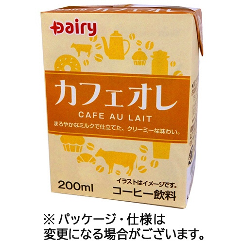 南日本酪農協同　デーリィ　カフェオレ　２００ｍＬ　紙パック　１ケース（２４本）1
