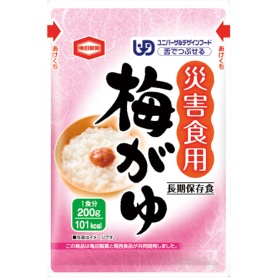 亀田製菓　災害食用梅がゆ　２００ｇ　１ケース（４０食）