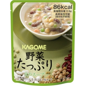 カゴメ　野菜たっぷり豆のスープ　１６０ｇ　１ケース（３０パック）