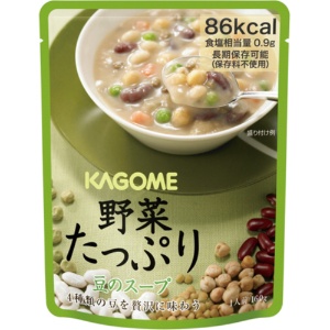 カゴメ　野菜たっぷり豆のスープ　１６０ｇ　１ケース（３０パック）1