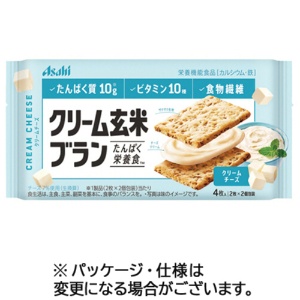 アサヒグループ食品　クリーム玄米ブラン　クリームチーズ　７２ｇ（２枚×２袋）／パック　１セット（６パック）1