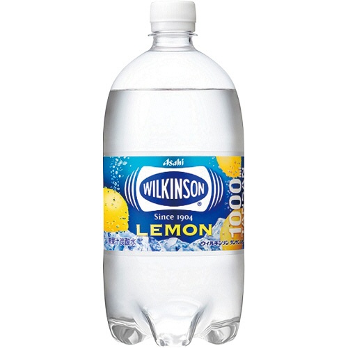 アサヒ飲料　ウィルキンソン　タンサン　レモン　１Ｌ　ペットボトル　１セット（２４本：１２本×２ケース）1