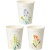 ＴＡＮＯＳＥＥ　紙コップ　ＡＮＤ　ＦＬＯＷＥＲＳ（アンド　フラワーズ）　２７５ｍＬ（９オンス）　１セット（２５０個：５０個×５パック）