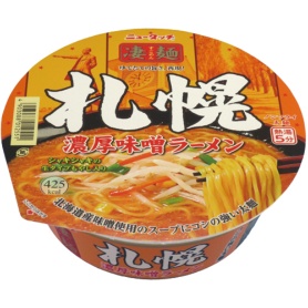 ヤマダイ　ニュータッチ　凄麺　札幌濃厚味噌ラーメン　１６２ｇ　１ケース（１２食）