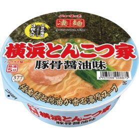 ヤマダイ　ニュータッチ　凄麺　横浜とんこつ家　１１７ｇ　１ケース（１２食）