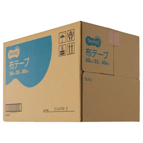 たのめーる】TANOSEE 布テープ 重梱包用 0.26mm厚 50mm×25m 1 たのめーる】TANOSEE 布テープ 重梱包用 0.26mm厚 50mm×25m 1
