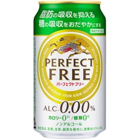 キリンビール　パーフェクトフリー　３５０ｍｌ　缶　１ケース（２４本）