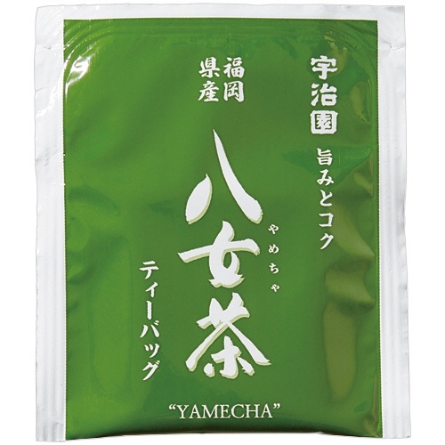 宇治園　福岡県産　八女茶ティーバッグ　１セット（６０バッグ：２０バッグ×３箱）2