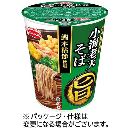 エースコック　まる旨　小海老天そば　５７ｇ　１ケース（１２食）1