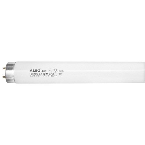 ブライトライト　ＡＬＥＧ　直管ラピッドスタート形　蛍光ランプ　４０形　３波長形　昼白色　ＦＬＲ４０ＳＥＸＮＭＸ３６　１セット（１０本）1
