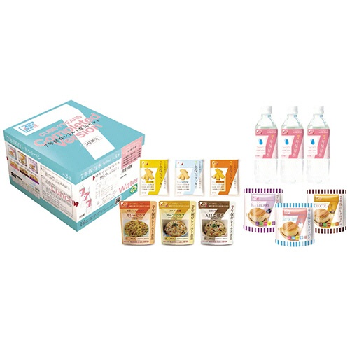 グリーンデザイン＆コンサルティング　Ｔｈｅ　Ｎｅｘｔ　Ｄｅｋａｄｅ　ＣＵＢＥ－７ＹＥＡＲＳ　Ｃｏｍｐｌｅｔｅｄ　Ｖｅｒｓｉｏｎ　７年保存　３日分レトルト食品セット　１セット（４箱）2