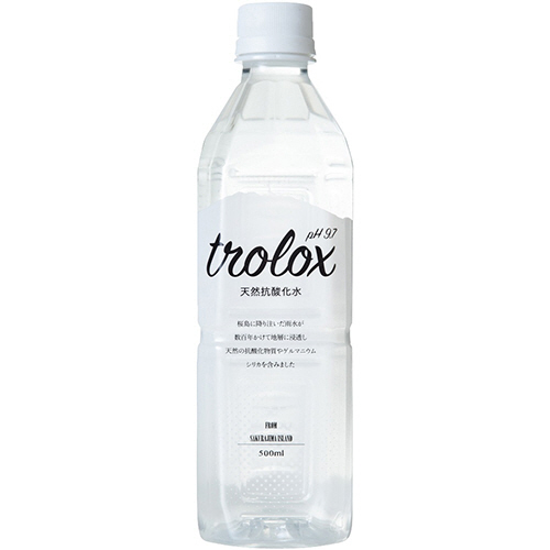 天然抗酸化水trolox 500ml×24本 ｜ トロロックスお客様センター