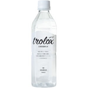 トロロックス　天然抗酸化水　Ｔｒｏｌｏｘ　５００ｍｌ　ペットボトル　１ケース（２４本）1
