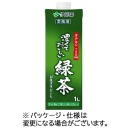 伊藤園　濃くておいしい緑茶　業務用　１Ｌ　キャップ付き紙パック　１ケース（６本）