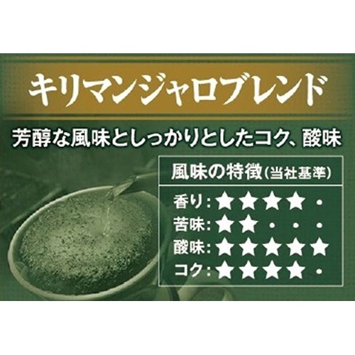 ウエシマコーヒー　横浜工場直行便　キリマンジャロブレンド　１５０ｇ（粉）／袋　１ケース（６袋）2