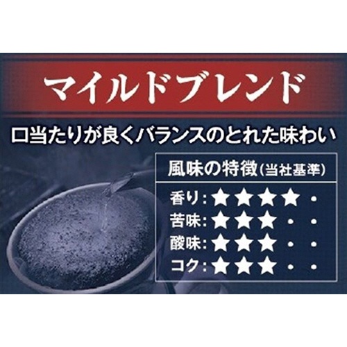 ウエシマコーヒー　横浜工場直行便　マイルドブレンド　１５０ｇ（豆）／袋　１ケース（６袋）2