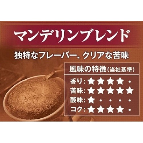 ウエシマコーヒー　横浜工場直行便　マンデリンブレンド　１５０ｇ（豆）／袋　１ケース（６袋）2