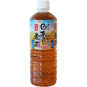 えひめ飲料　ＰＯＭ　日本の麦茶　６００ｍｌ　ペットボトル　１ケース（２４本）1