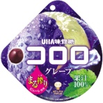 ＵＨＡ味覚糖　コロロ　グレープ　４８ｇ／パック　１セット（６パック）