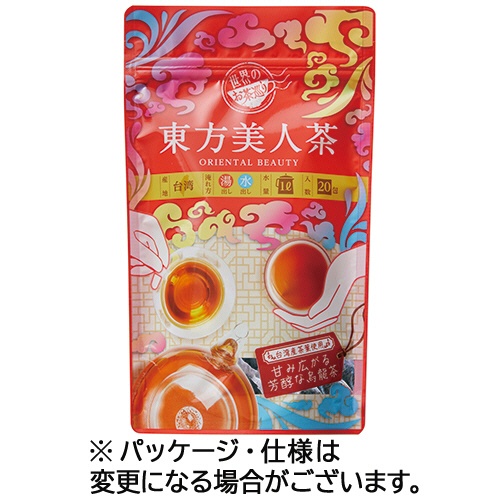 東京ティートレーディング　世界のお茶巡り　東方美人茶　１セット（６０バッグ：２０バッグ×３袋）1
