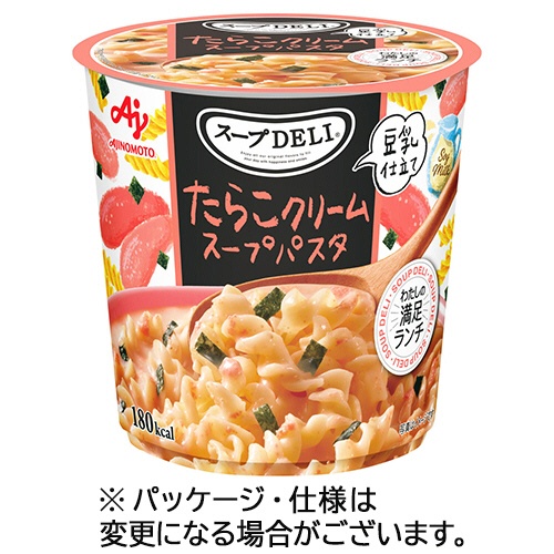 味の素　スープＤＥＬＩ　たらこクリームスープパスタ　豆乳仕立て（容器入）　４４．２ｇ　１セット（４８食）1