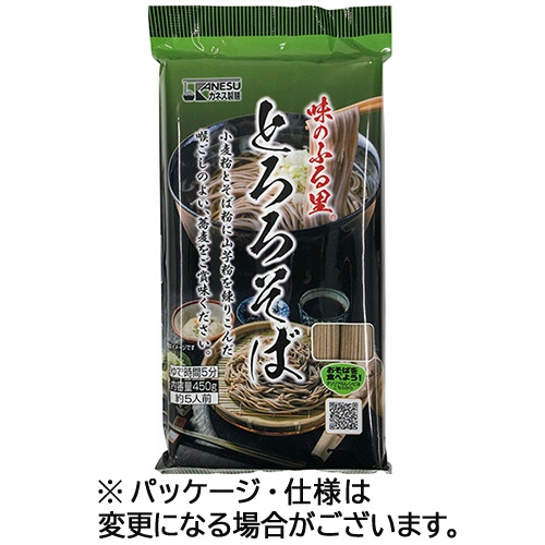 カネス製麺　味のふる里とろろそば　４５０ｇ　１セット（５個）1