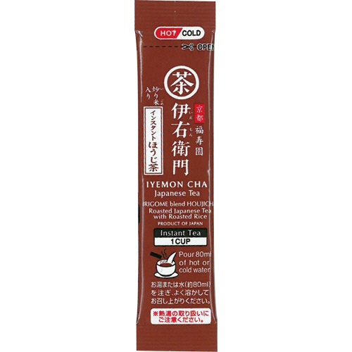 宇治の露製茶　伊右衛門　インスタントほうじ茶スティック　１セット（３６０本：１２０本×３箱）2