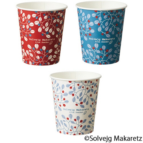 ＴＡＮＯＳＥＥ　紙コップ　Ｂｅｒｒｙ（ベリー）　２０５ｍＬ（７オンス）　１セット（２０００個：８０個×２５パック）1