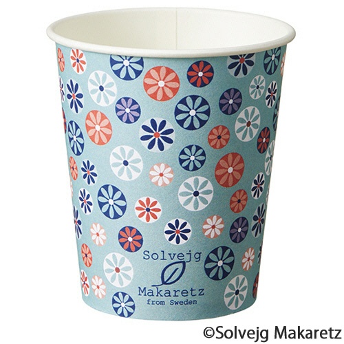 ＴＡＮＯＳＥＥ　紙コップ　Ｍｏｓａｉｃ　Ｆｌｏｒａｌ（モザイク　フローラル）　１５０ｍＬ（５オンス）　１セット（４００個：８０個×５パック）3