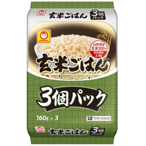 東洋水産　マルちゃん　玄米ごはん　１セット（２４食：３食×８パック）1