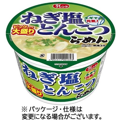 大黒食品工業　マイフレンド　ビック　ねぎ塩とんこつらーめん　１０３ｇ　１セット（１２食）1