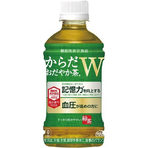 コカ・コーラ　からだおだやか茶Ｗ　３５０ｍｌ　ペットボトル　１セット（４８本：２４本×２ケース）1
